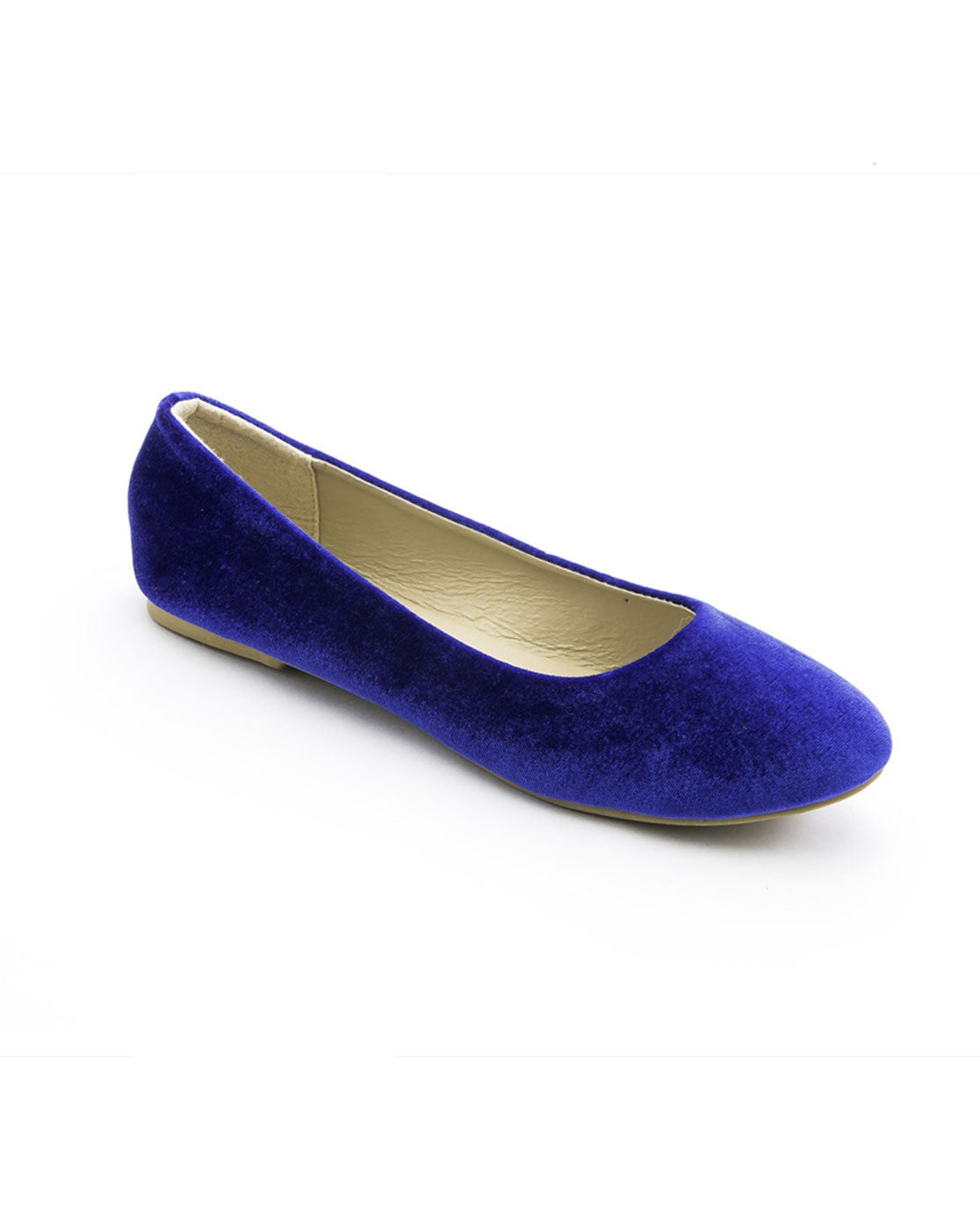 Royal blue orders flat shoes