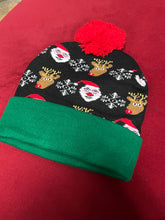 Load image into Gallery viewer, Light Up Christmas Pom Pom Beanie Hat
