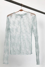 Load image into Gallery viewer, Long Sleeve Sheer Lace Mesh Top
