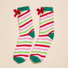 Load image into Gallery viewer, Christmas Fuzzy Socks Assorted Pack of 4
